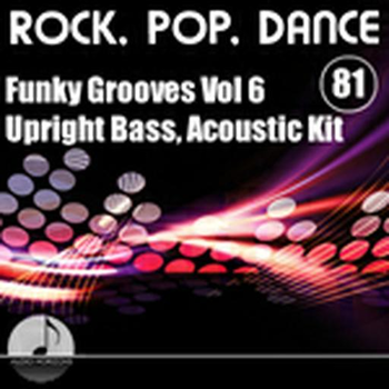 Rock Pop Dance 81 Funky Grooves Vol 06 Upright Bass, Acoustic Kit