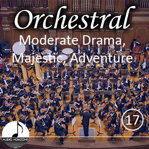 Orchestral 17 Moderate Drama, Majestic, Adventure